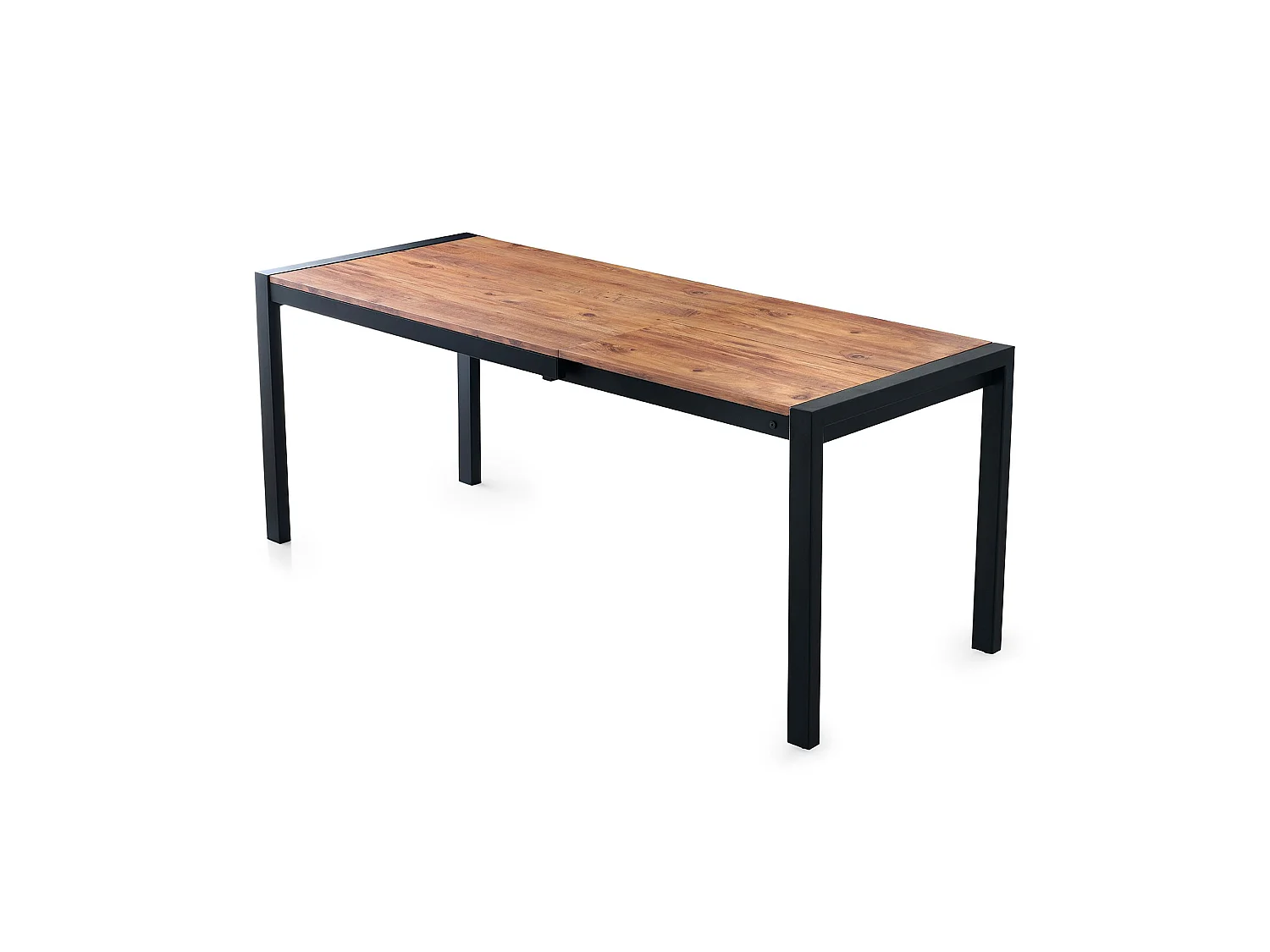 Table à manger en métal, 120-187x75x74cm