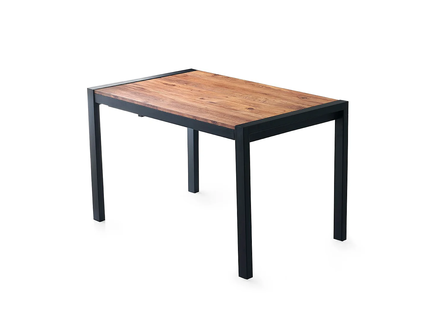 Table à manger en métal, 120-187x75x74cm