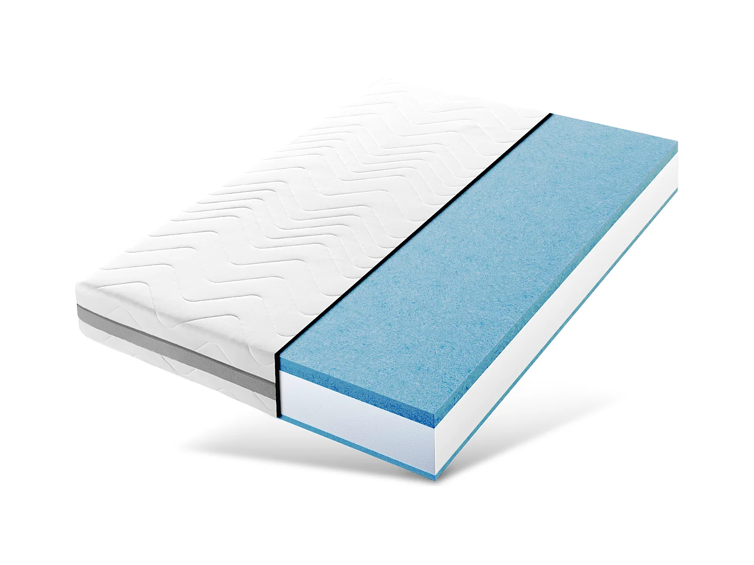 Matratze 180 x 200 cm mit Taschenfederkern, Festigkeit H3 und H4 von Mister Sandman