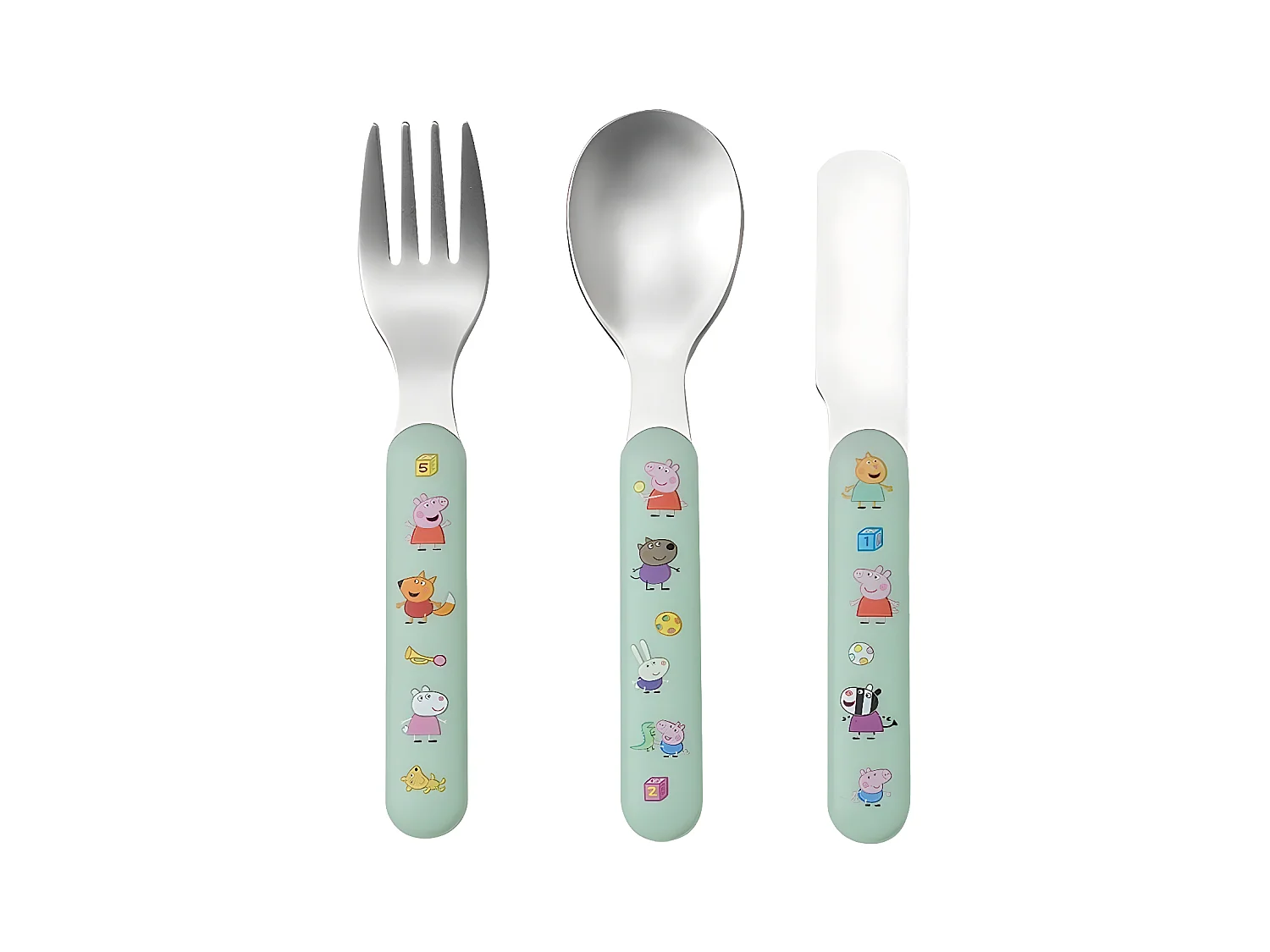 Set de 3 couverts Peppa pig
