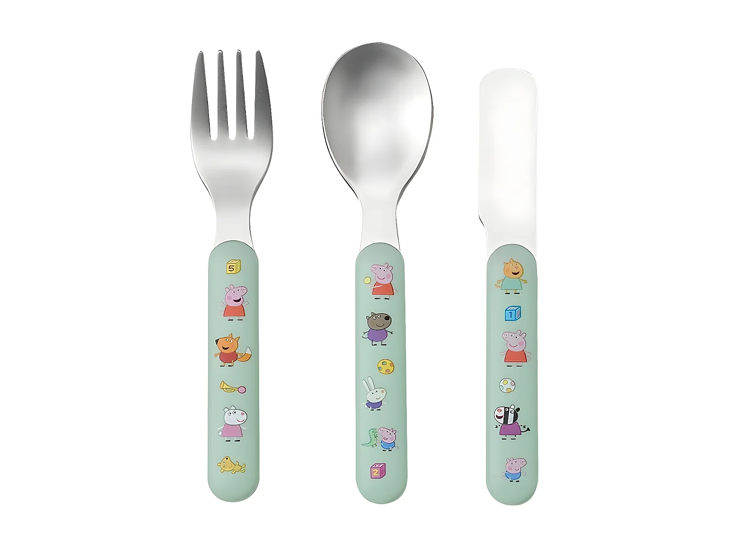 Set de 3 couverts Peppa pig