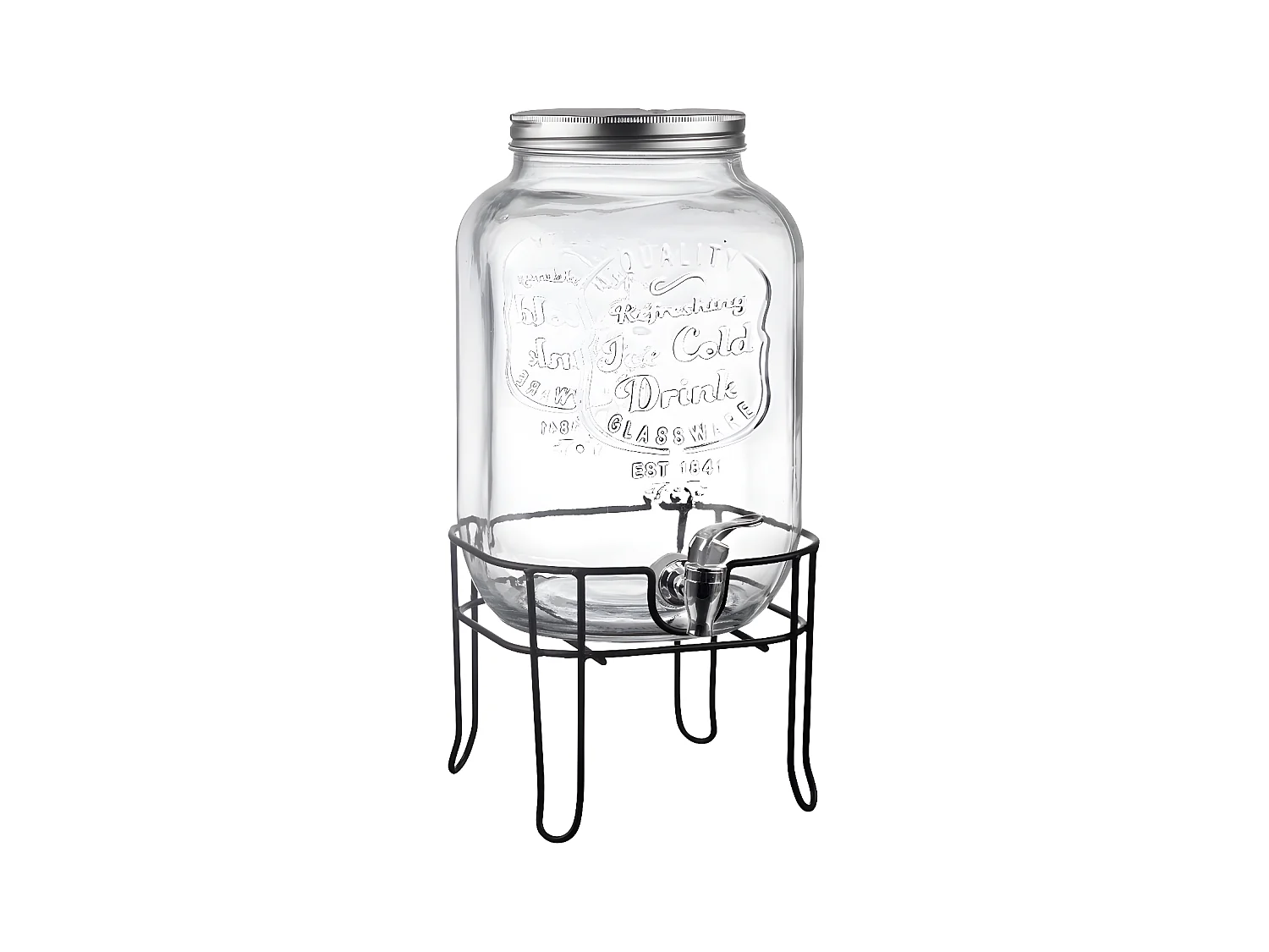 Fontaine à jus avec support 8 l