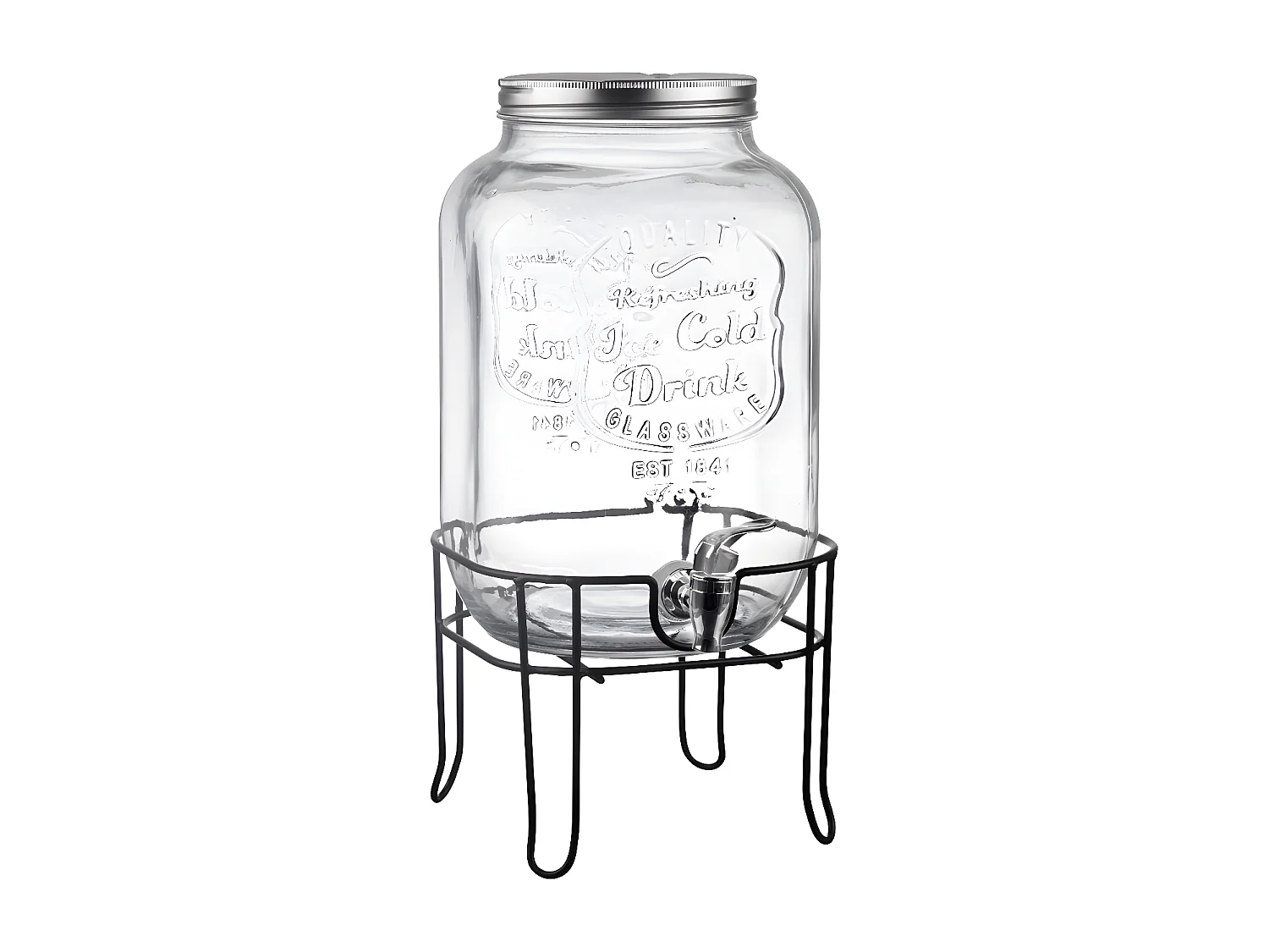 Fontaine à jus avec support 8 l