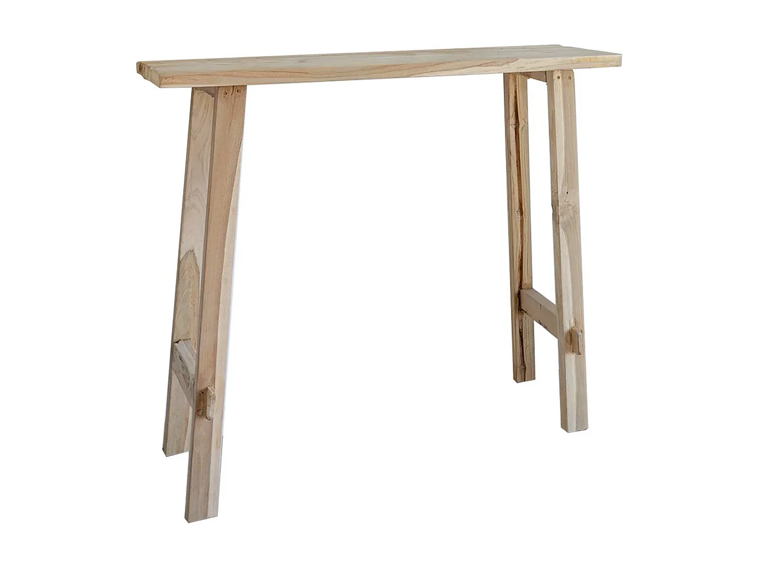 PELLAIA - Mange-Debout Rectangulaire en Teck MassifConsole Rectangulaire en Teck Massif