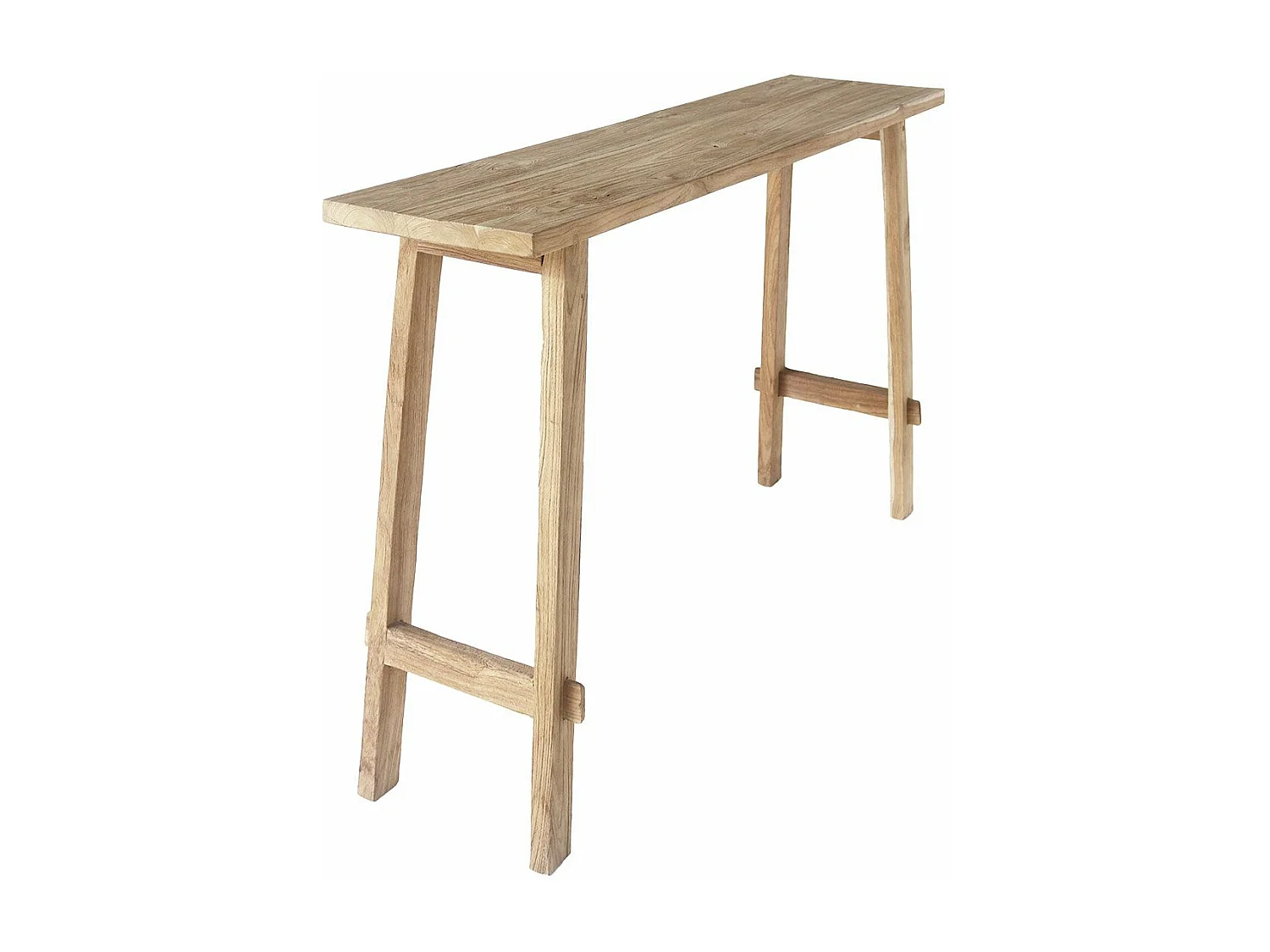 PELLAIA - Mange-Debout Rectangulaire en Teck MassifConsole Rectangulaire en Teck Massif