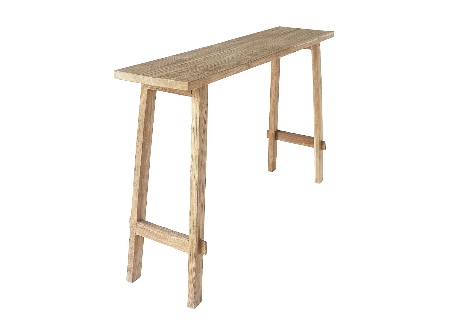 PELLAIA - Mange-Debout Rectangulaire en Teck MassifConsole Rectangulaire en Teck Massif