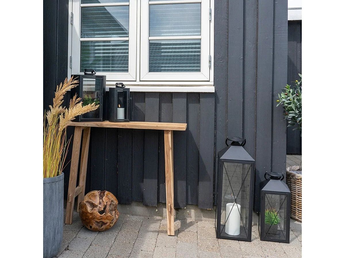 PELLAIA - Mange-Debout Rectangulaire en Teck MassifConsole Rectangulaire en Teck Massif