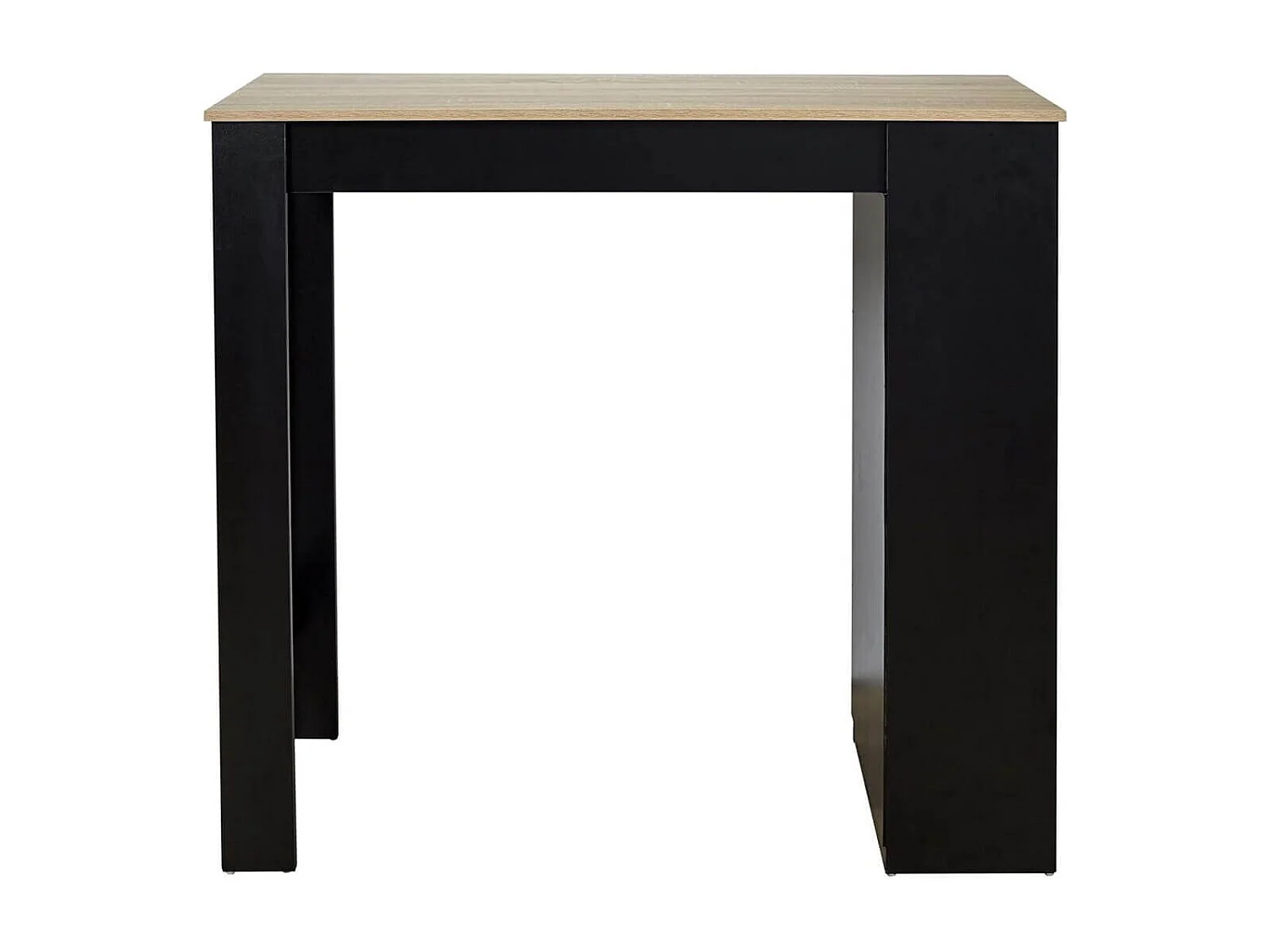 KANPE - Table de Bar Mange-Debout avec Etagères