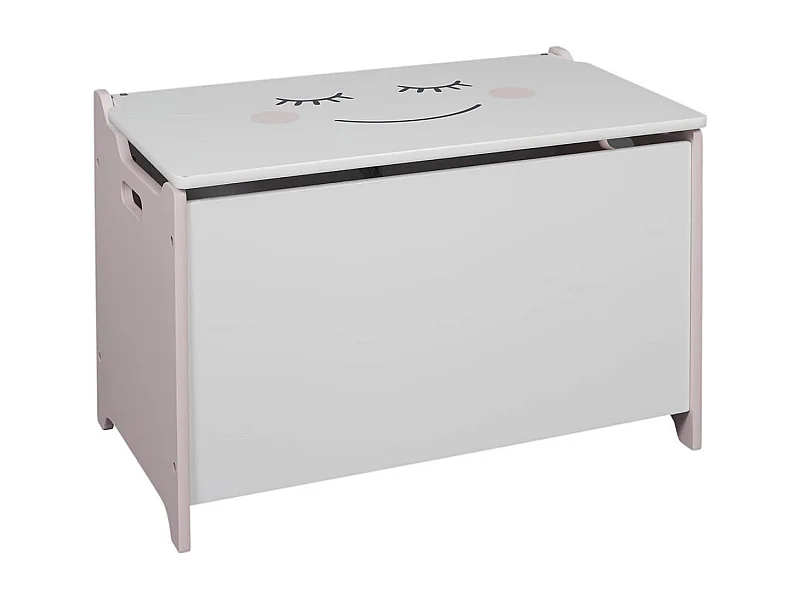 SMILE - Coffre à Jouets Enfant avec Poignées