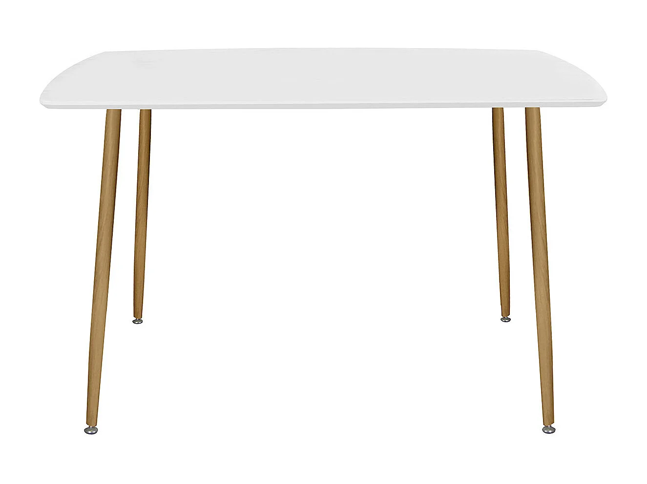 WINTER - Ensemble Table + 4 Chaises Gris Foncé