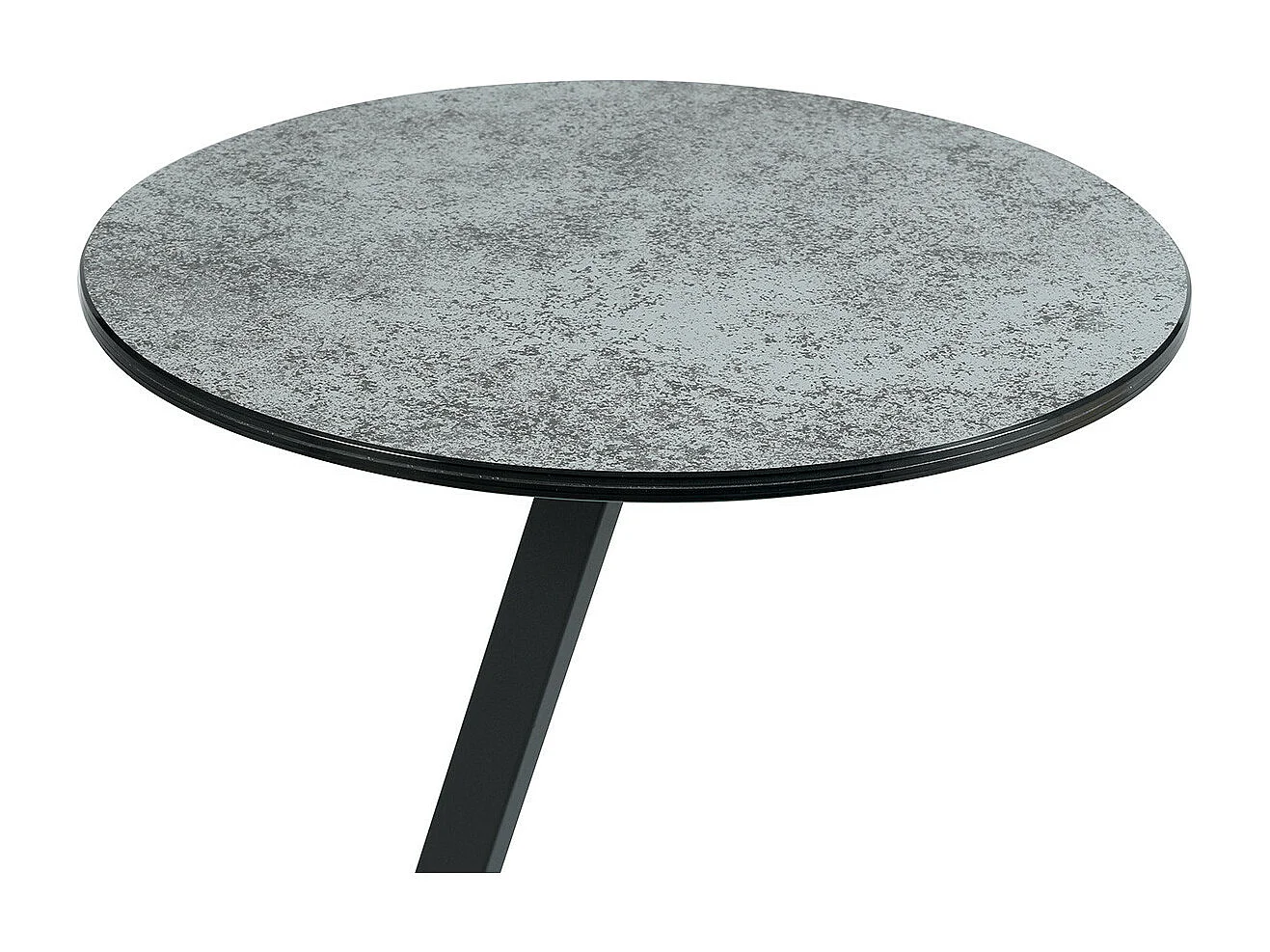 DRAKE - Table d'Appoint Design Plateau Aspect Céramique