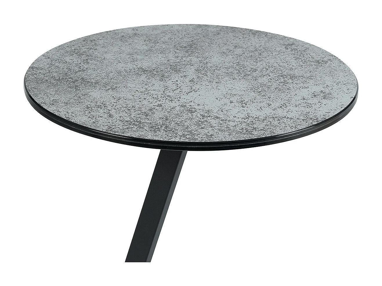 DRAKE - Table d'Appoint Design Plateau Aspect Céramique