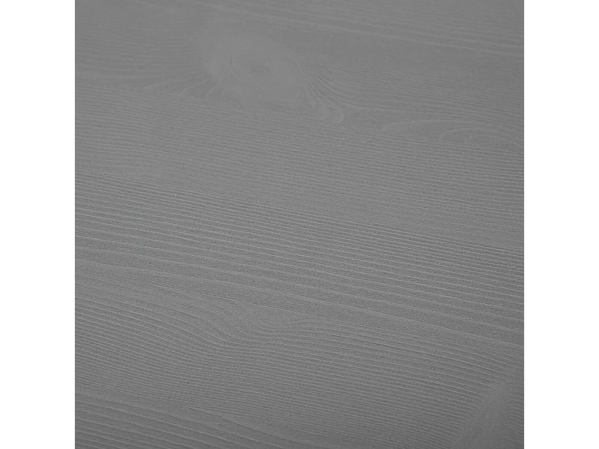 FLIX - Table d'Appoint Carrée Bois Massif Vernis Gris