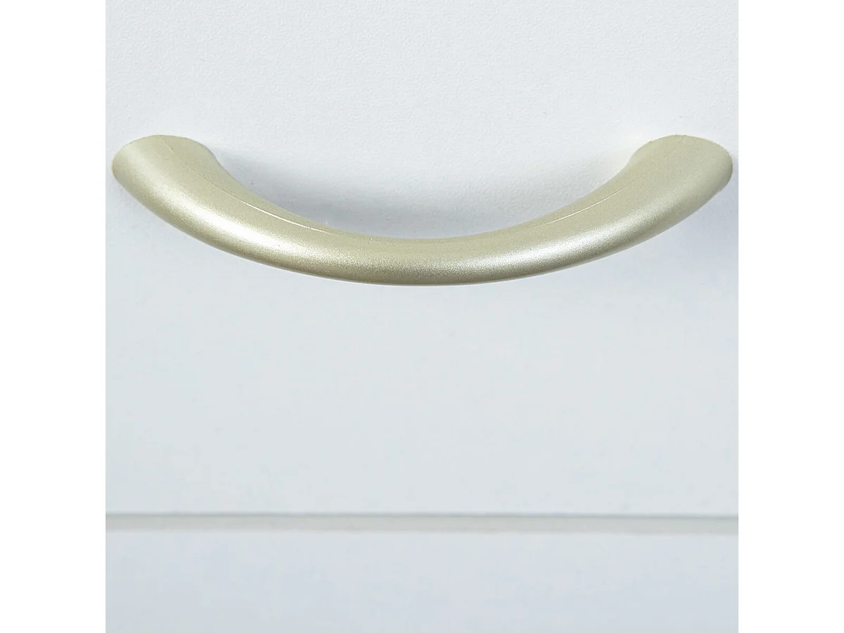 TEO - Caisson 4 Tiroirs sur Roulettes Coloris Blanc