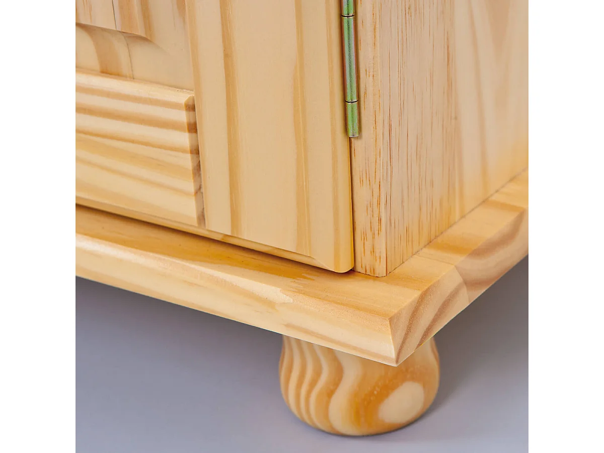 STAN - Buffet 3 Portes 3 Tiroirs Bois Massif