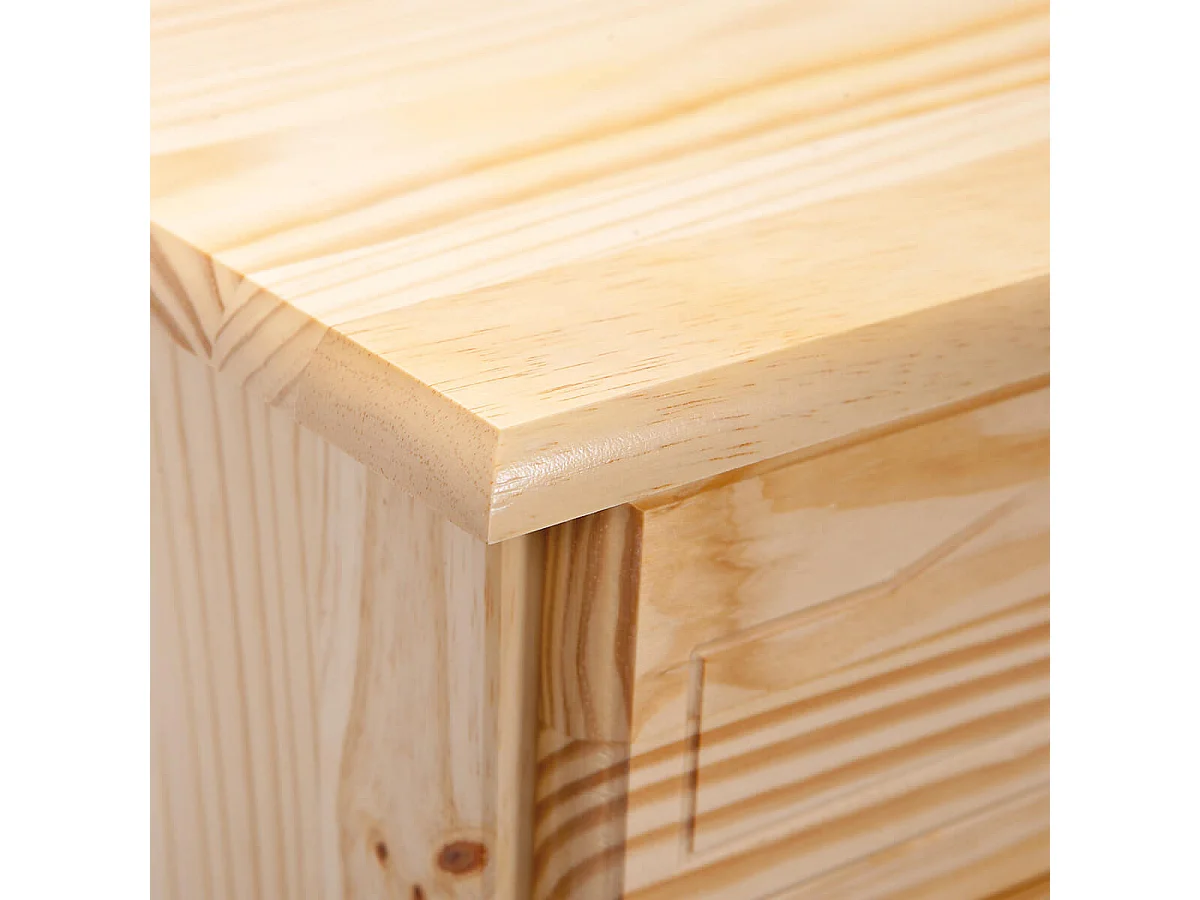 STAN - Buffet 3 Portes 3 Tiroirs Bois Massif