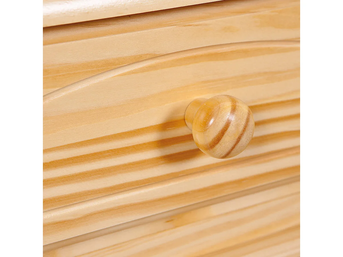 STAN - Buffet 3 Portes 3 Tiroirs Bois Massif