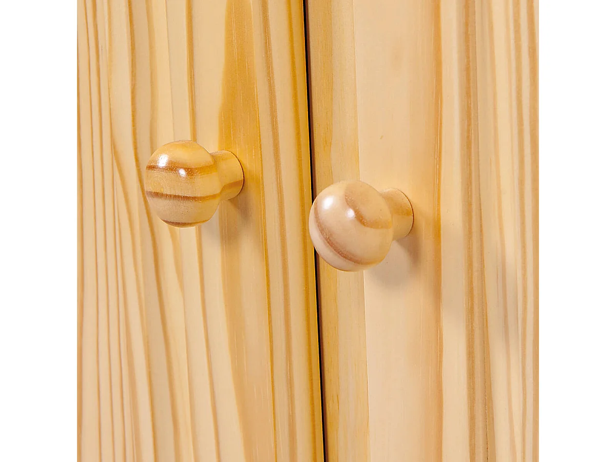 STAN - Buffet 3 Portes 3 Tiroirs Bois Massif