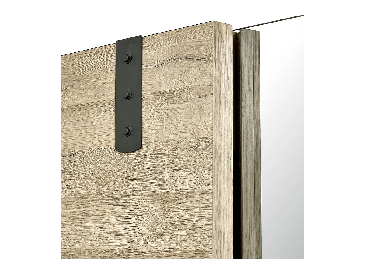 ELEOS - Armoire 2 Portes Coulissantes 245cm