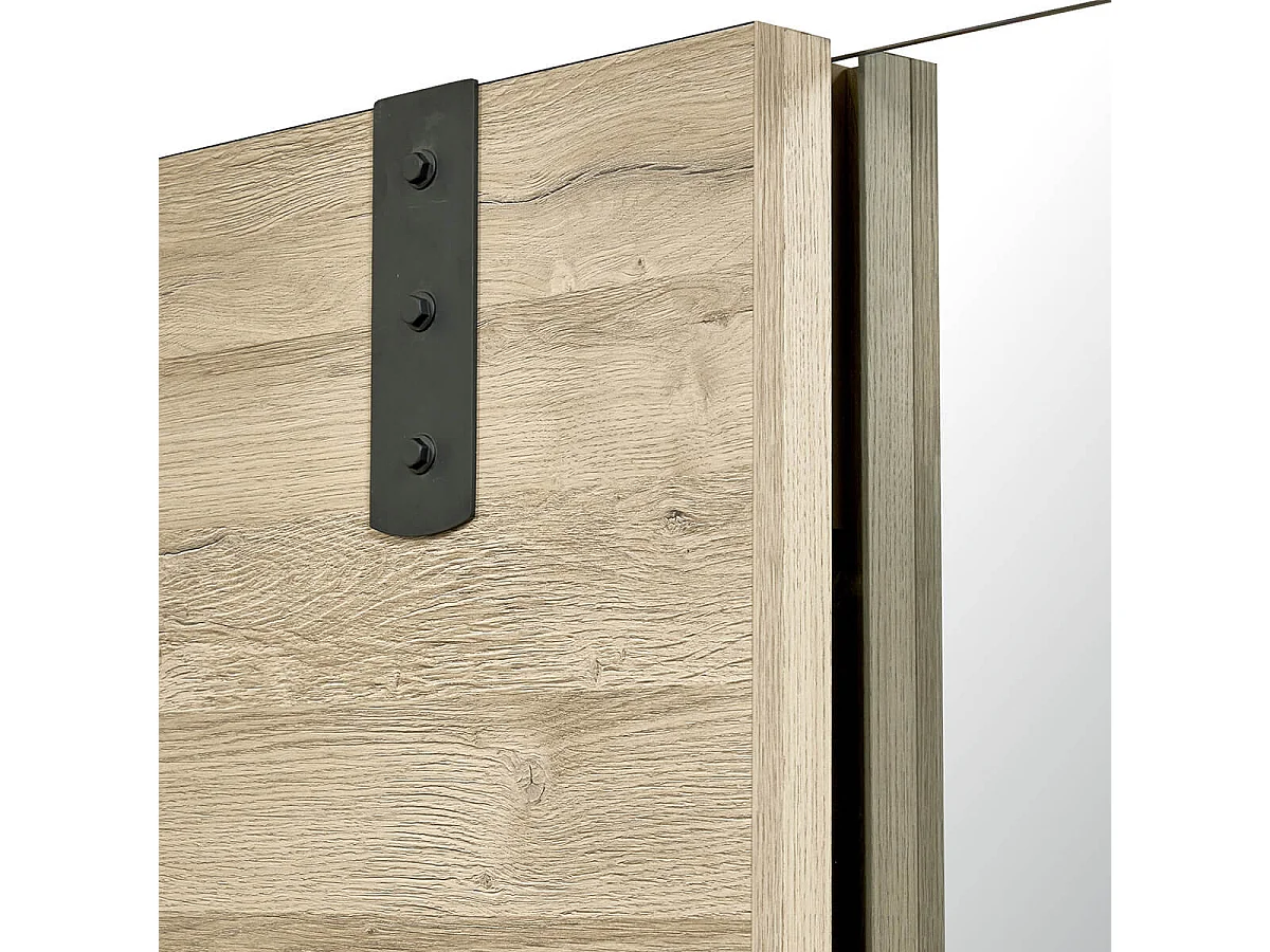 ELEOS - Armoire 2 Portes Coulissantes 245cm