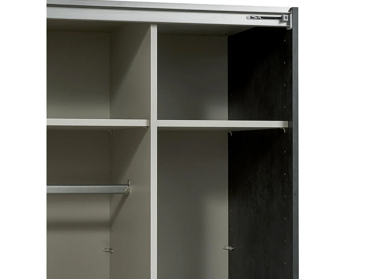 ELEOS - Armoire 2 Portes Coulissantes 245cm