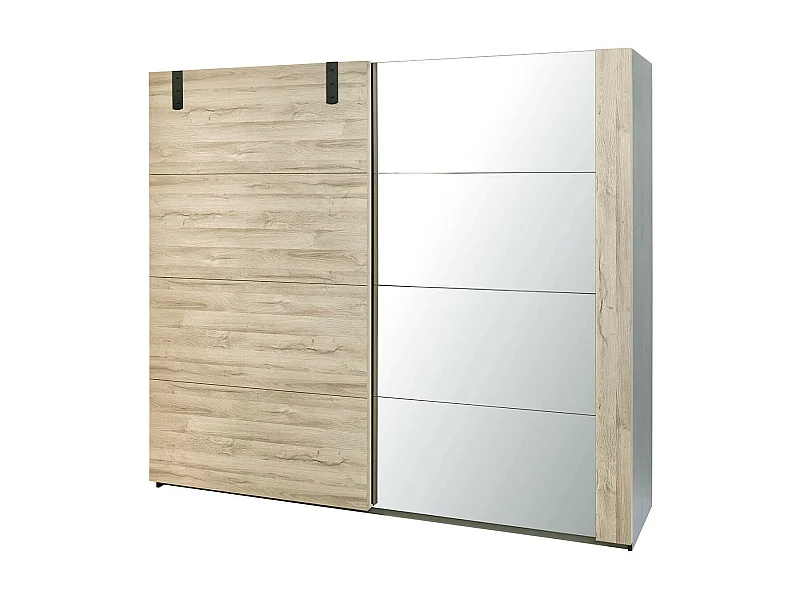 ELEOS - Armoire 2 Portes Coulissantes 245cm