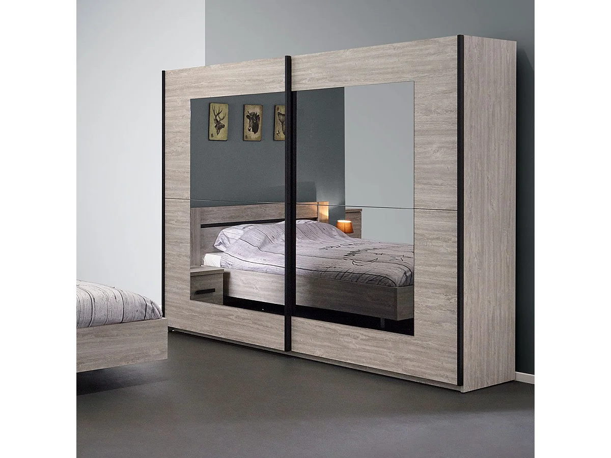 MARJORIE - Armoire 2 Portes Coulissantes 250cm