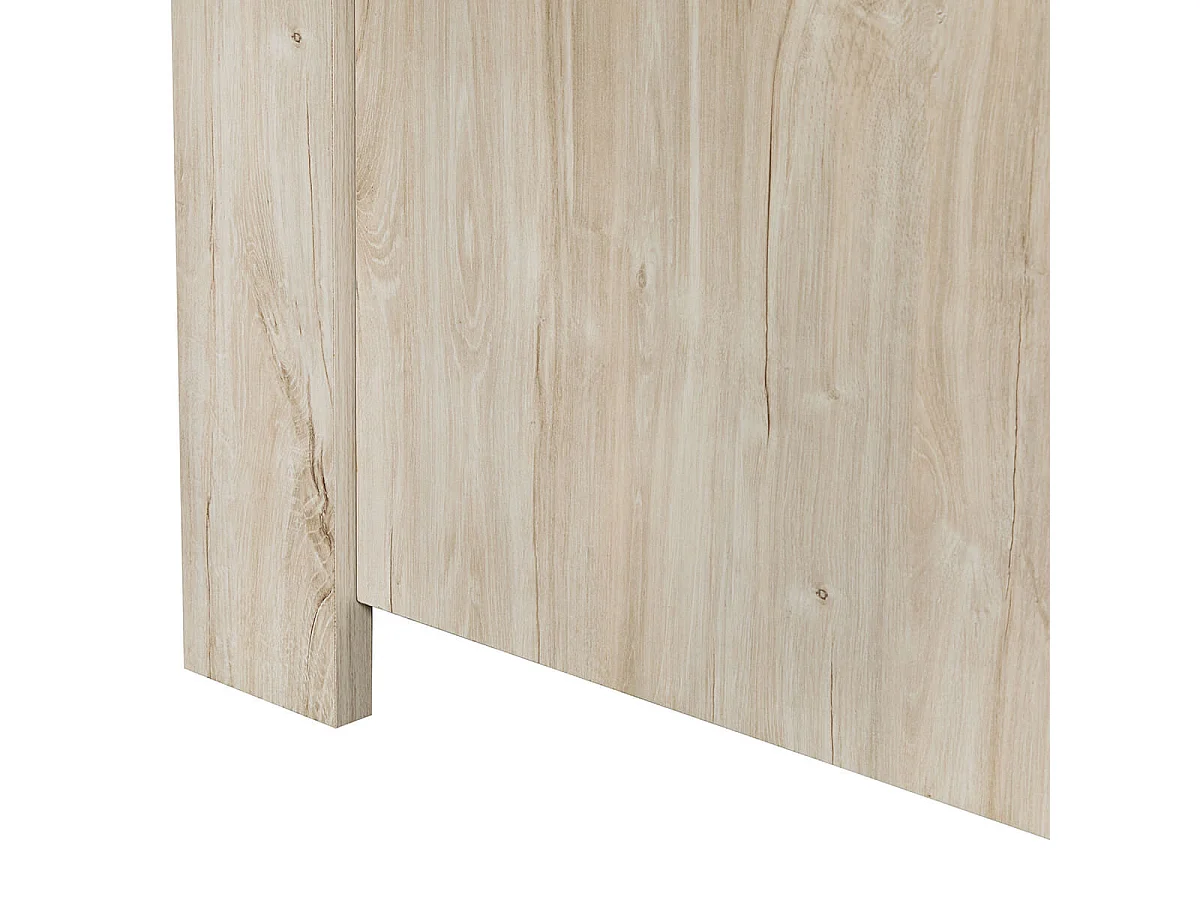 NATURAL - Armoire 3 Portes 210cm Aspect Bois Clair