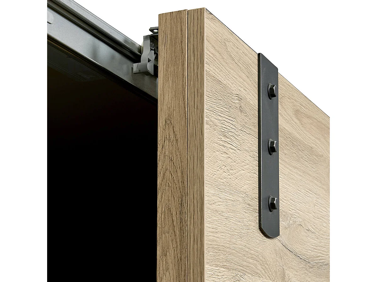 ELEOS - Armoire 2 Portes Coulissantes 188cm