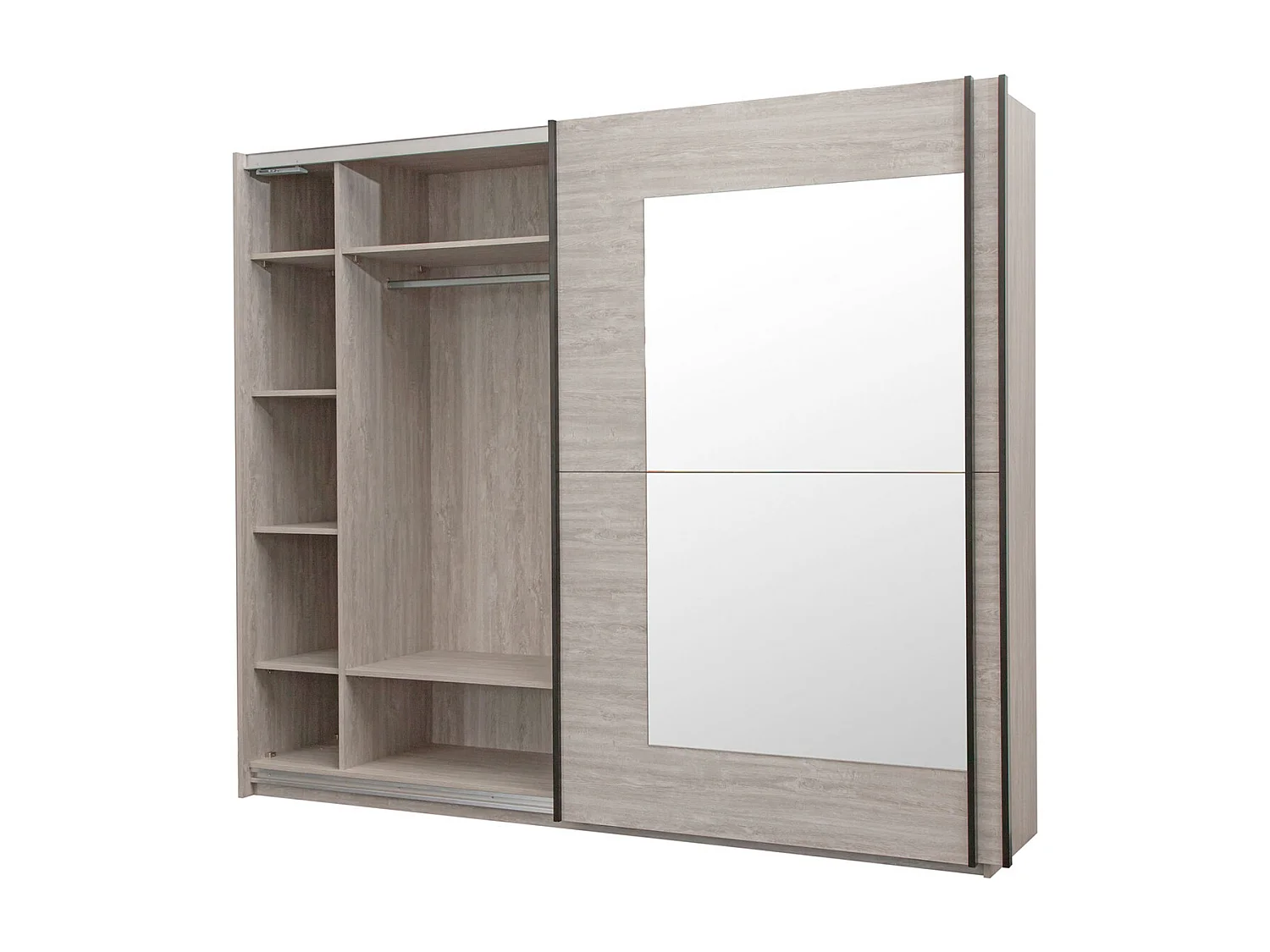 MARJORIE - Armoire 2 Portes Coulissantes 200cm