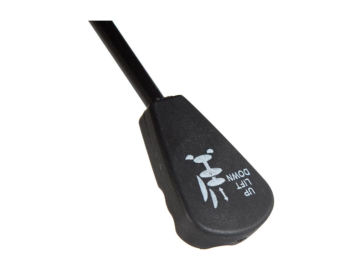 DEANA - Fauteuil de Bureau sur Roulettes Blanc et Noir