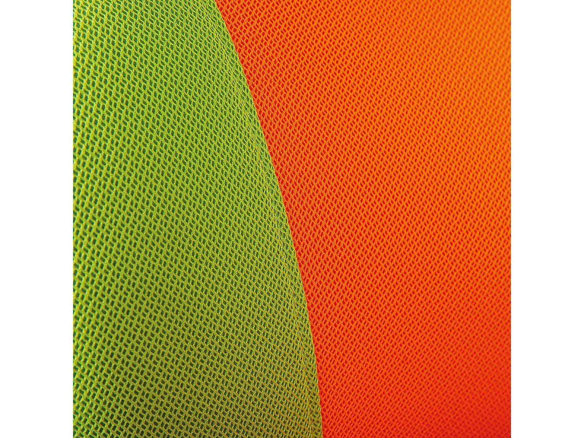 PREZI - Fauteuil Pivotant Orange et Vert pour Enfant