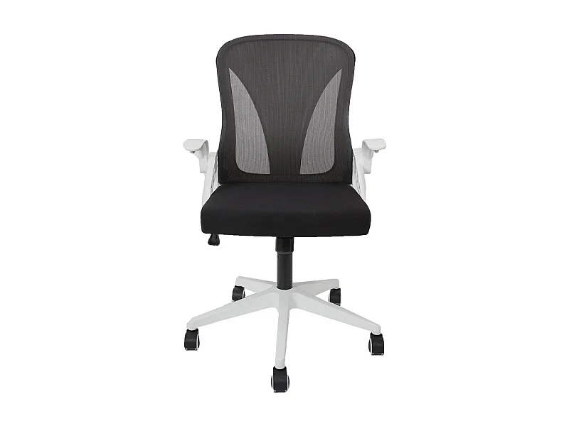 QUICK - Fauteuil de Bureau Rabattable Noir et Blanc