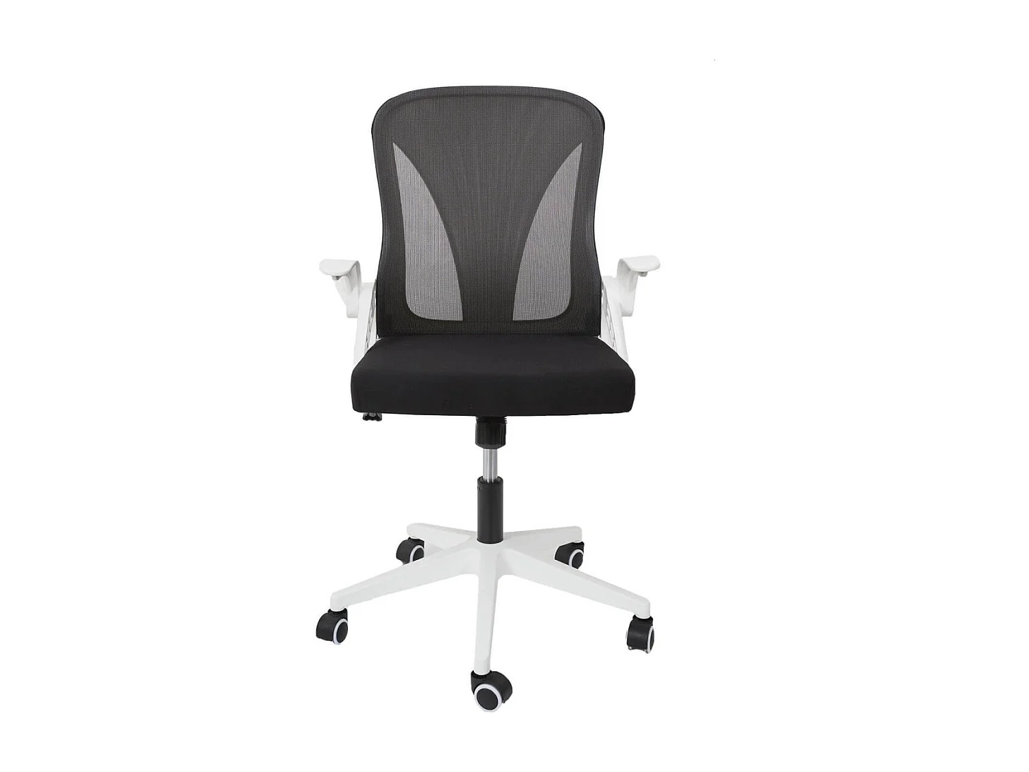QUICK - Fauteuil de Bureau Rabattable Noir et Blanc