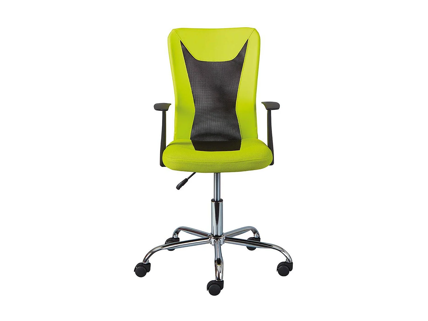 DEANA - Fauteuil de Bureau sur Roulettes Vert et Noir