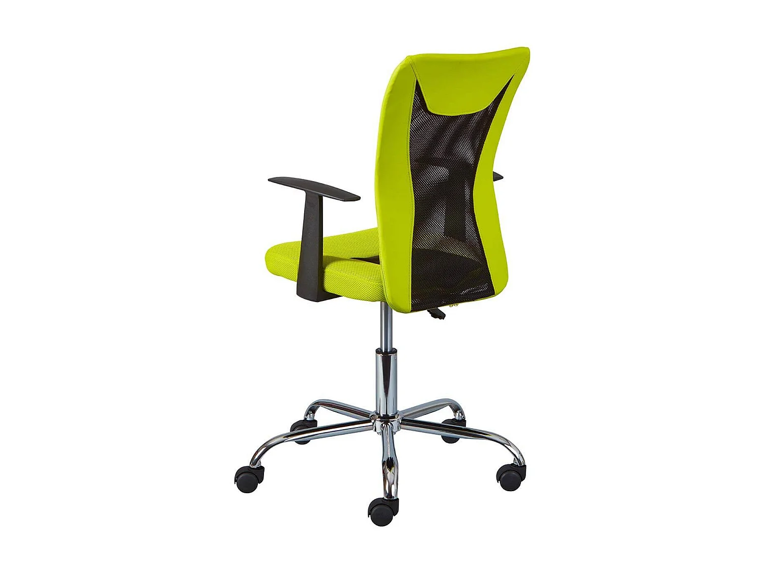 DEANA - Fauteuil de Bureau sur Roulettes Vert et Noir