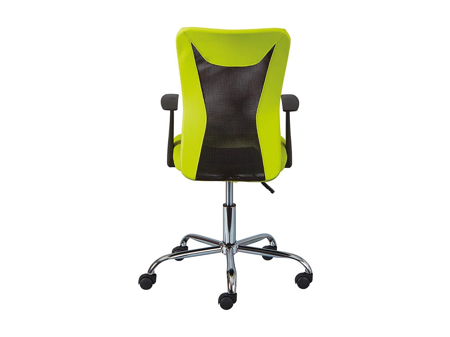 DEANA - Fauteuil de Bureau sur Roulettes Vert et Noir