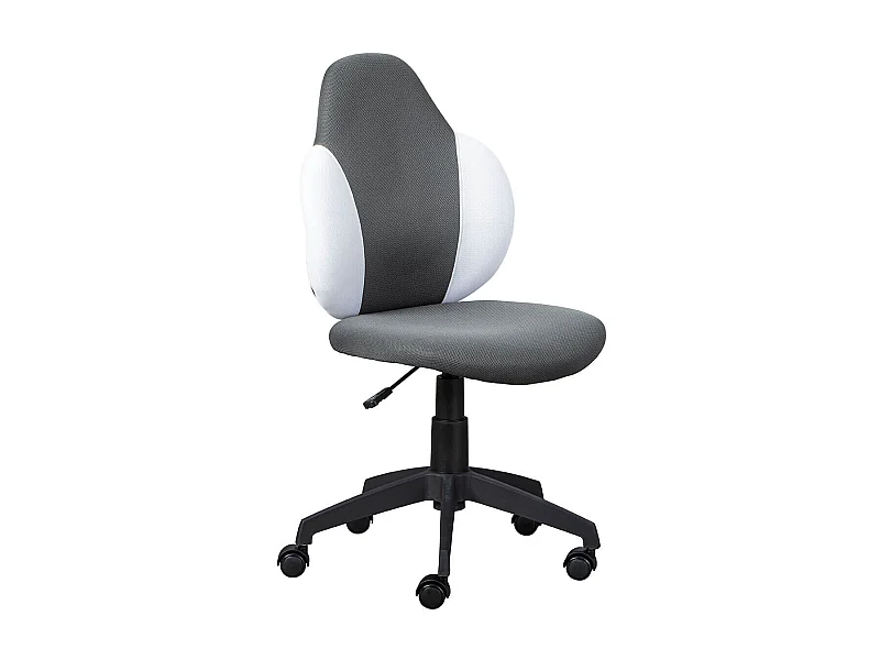 PREZI - Fauteuil Pivotant Gris pour Enfant