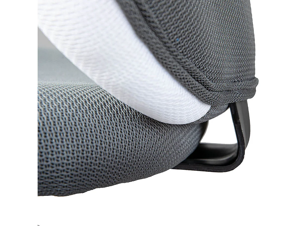 PREZI - Fauteuil Pivotant Gris pour Enfant