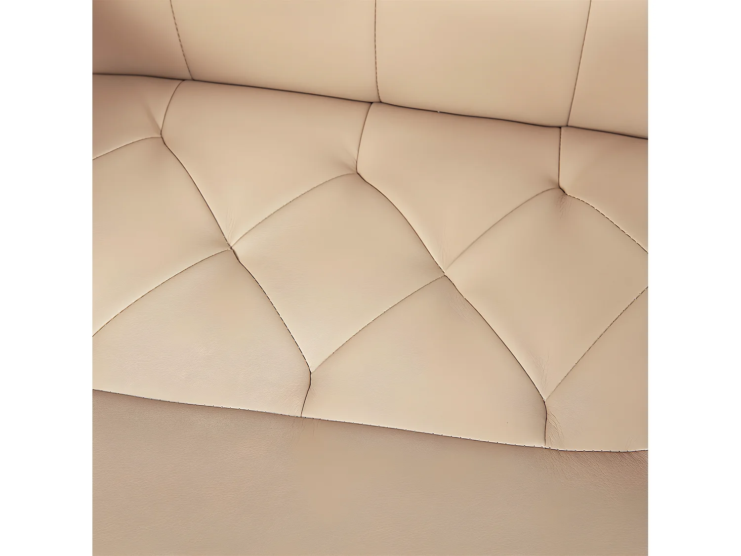 SCOTTY - Fauteuil de Bureau Chromé et Simili Camel