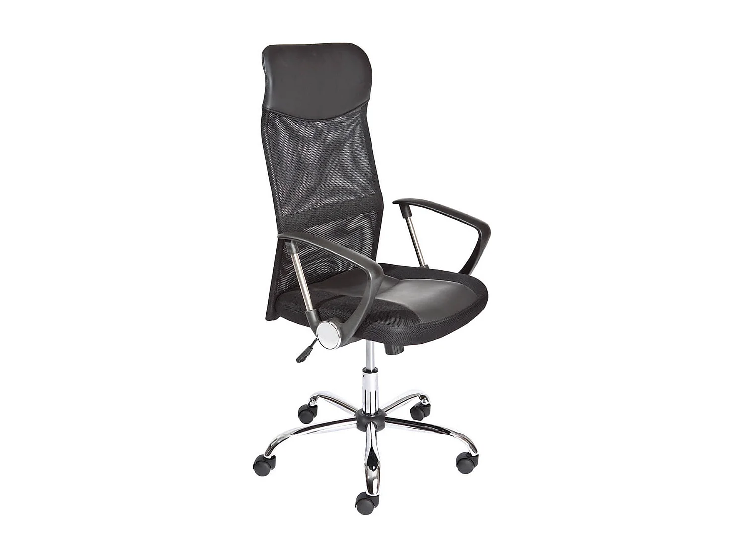 TECHNO - Fauteuil de Bureau sur Roulettes Noir