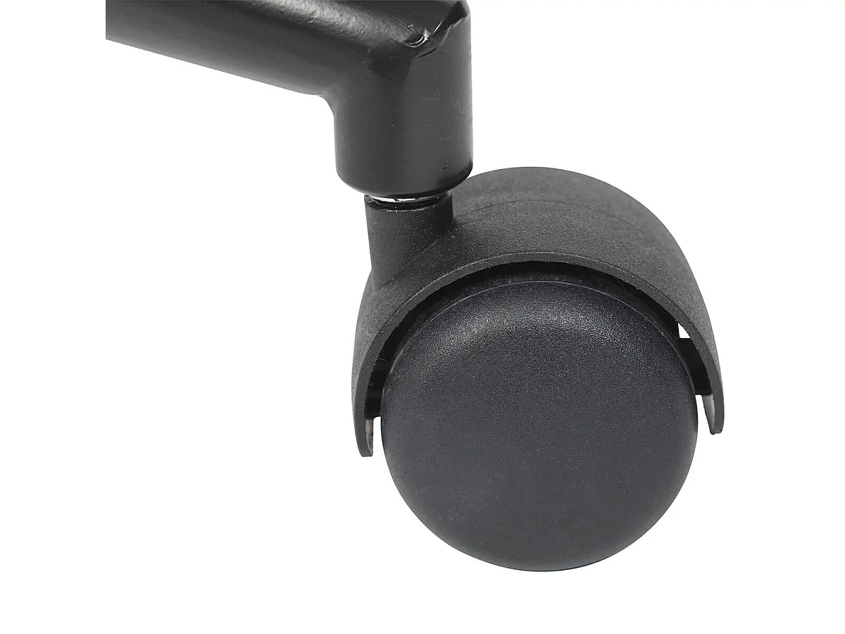 VALKA - Fauteuil de Bureau sur Roulettes Tissu Kaki