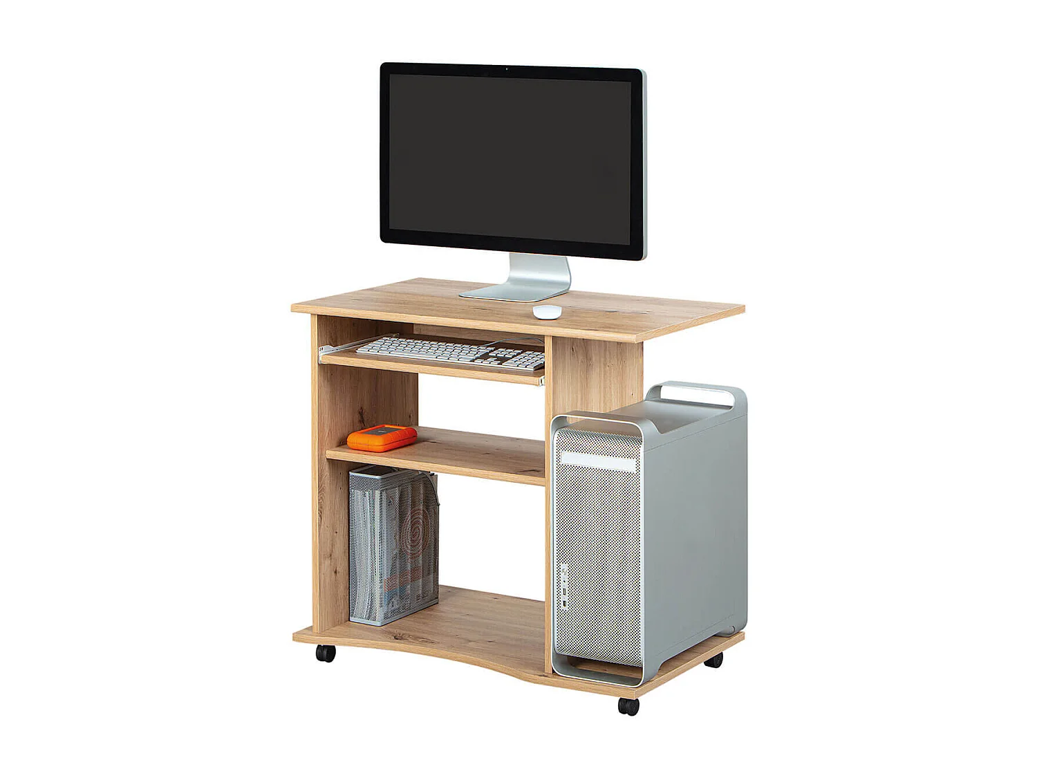 IBAI - Meuble Informatique Aspect Chêne Artisan