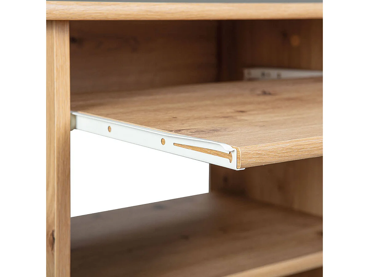 IBAI - Meuble Informatique Aspect Chêne Artisan