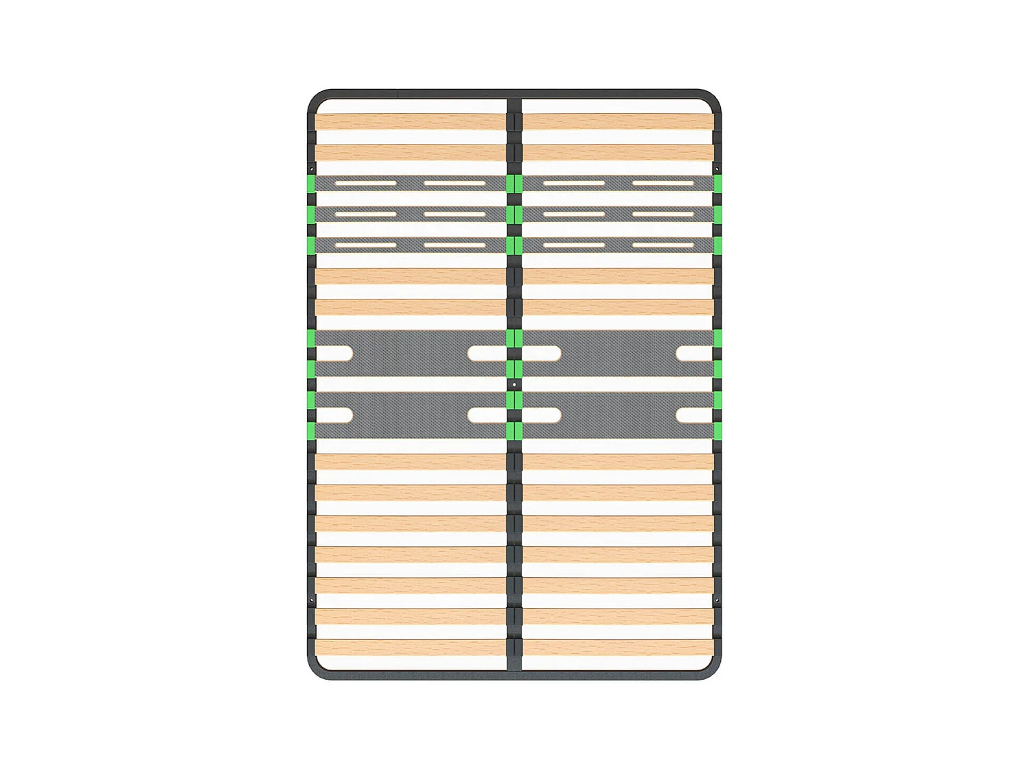 ALTOZONE - Sommier 2x16 Lattes 120x190cm