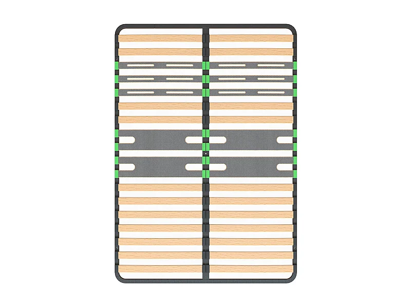 ALTOZONE - Sommier 2x16 Lattes 120x190cm