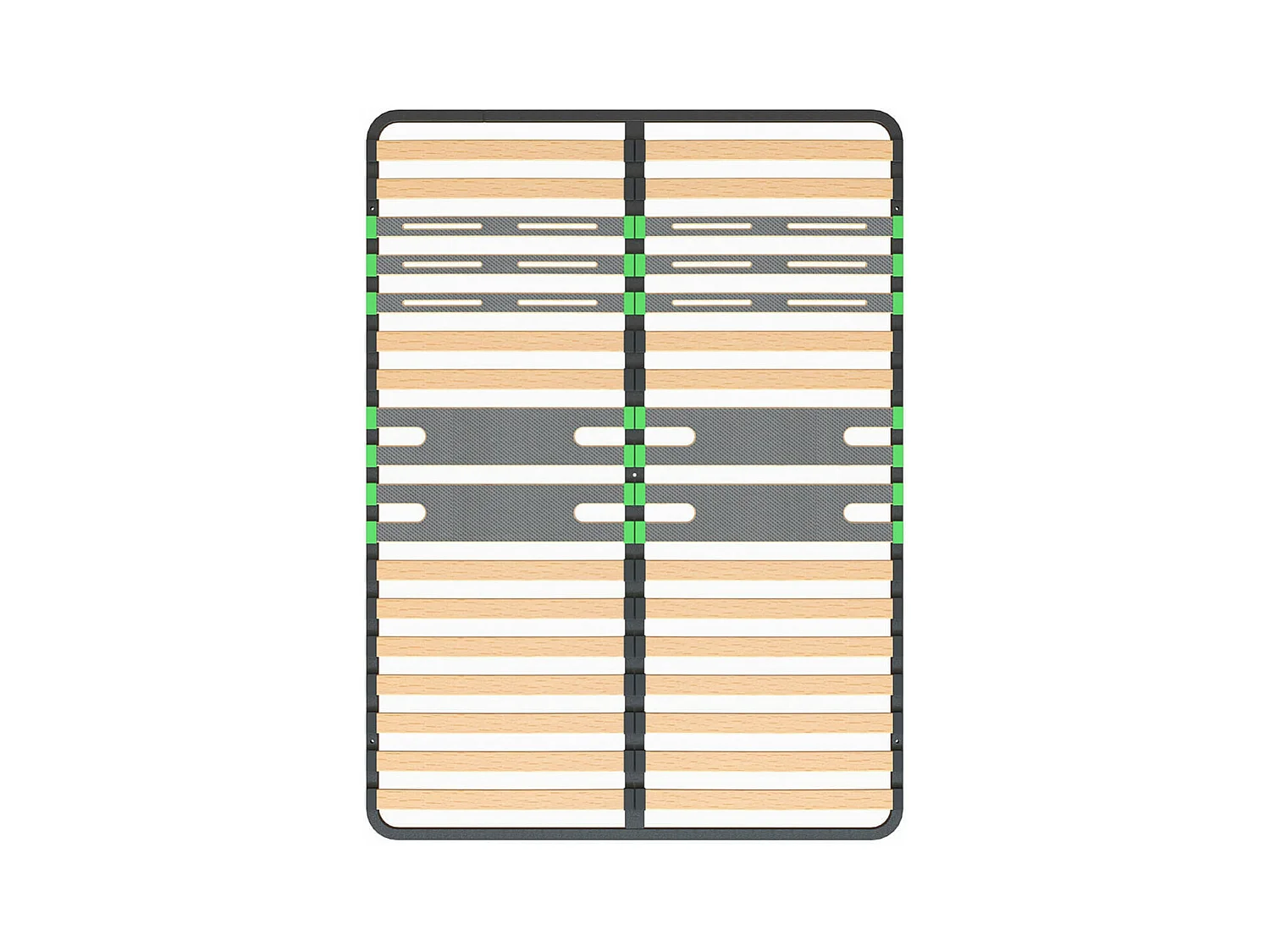 ALTOZONE - Sommier 2x16 Lattes 140x200cm
