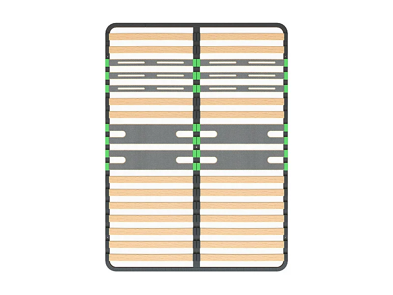 ALTOZONE - Sommier 2x16 Lattes 140x190cm