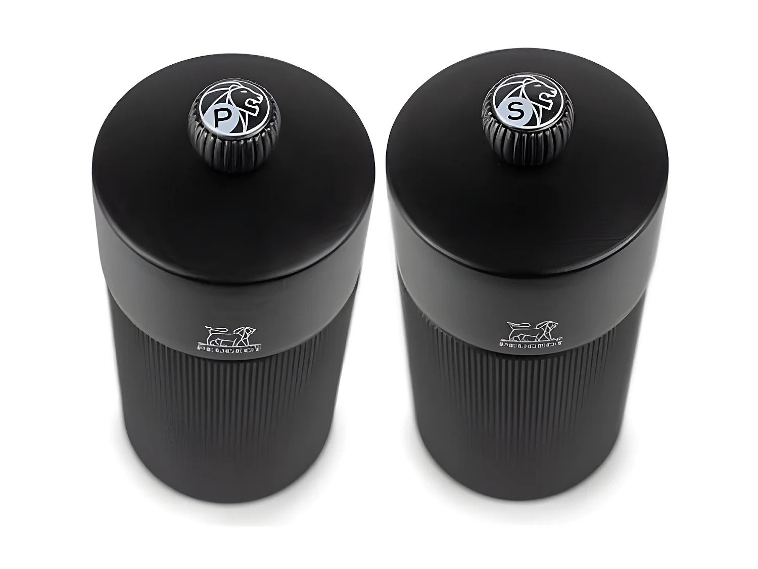 Coffret Duo line 12 cm noir mat  et son entonnoir