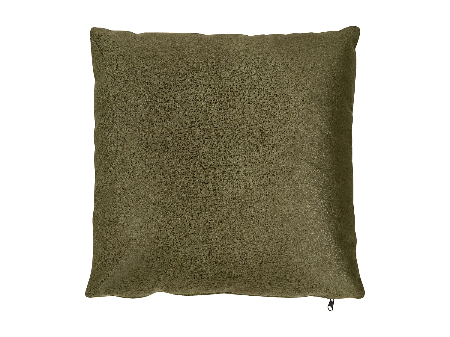 Linkszijdige chaise longue LANNILS Fluweel Olijfgroen